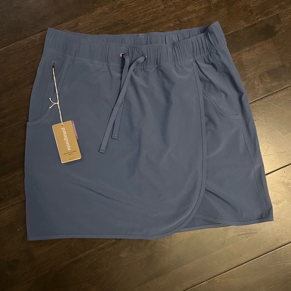 Patagonia Fleetwith Skort in Blue SMALL